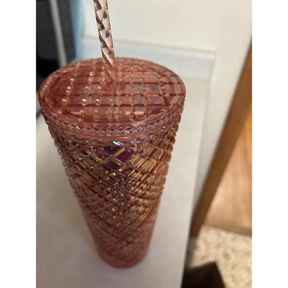 Lot Of 4 2021 Starbucks Cups 24oz Tumblers  Gold Pink Purple Blue - Picture 7 of 13